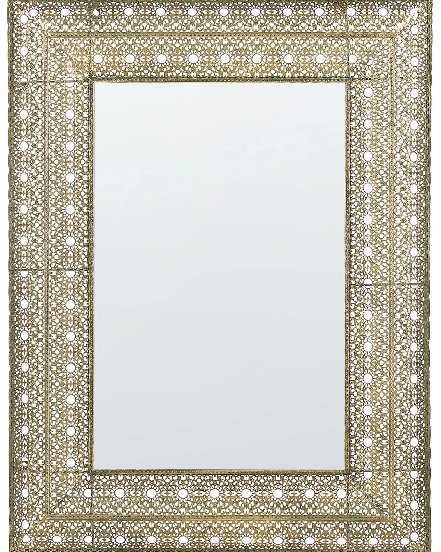 Vægspejl DEHRADUN 69 cm 90 cm Metal Guld