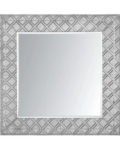 Vægspejl EVETTES 80 cm 80 cm Metal Sølv