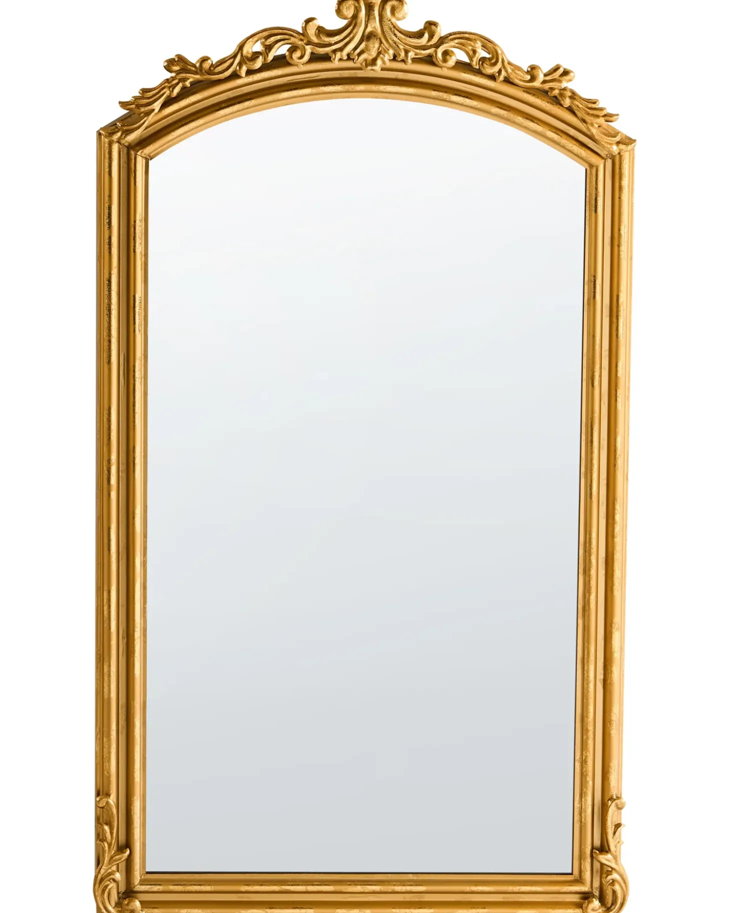 Vægspejl GORGES 55 cm 96 cm Metal Guld