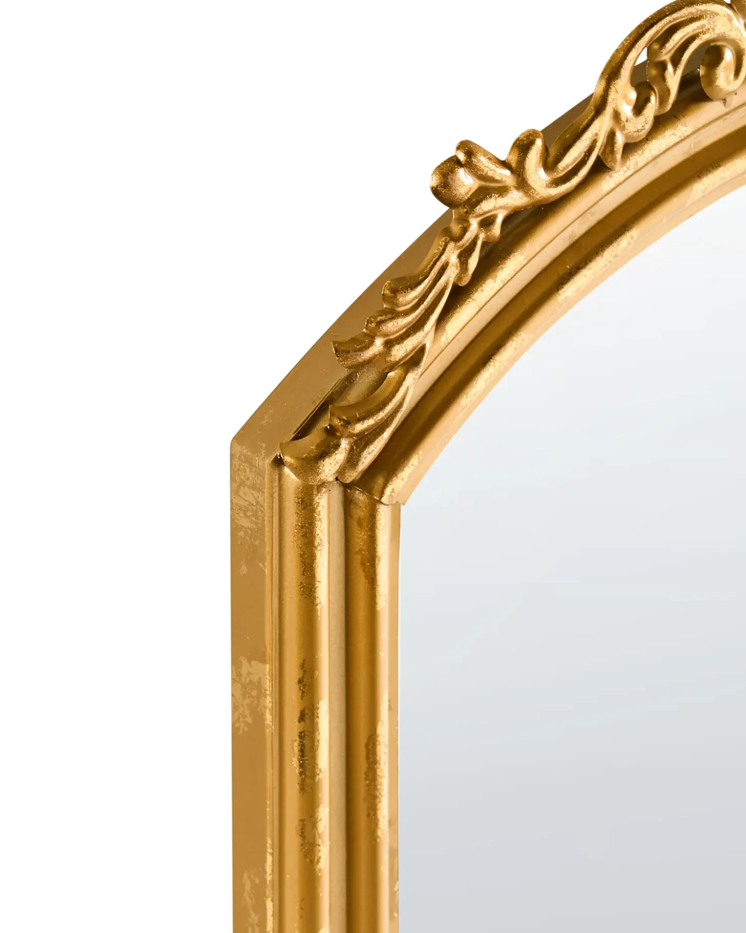 Vægspejl GORGES 55 cm 96 cm Metal Guld