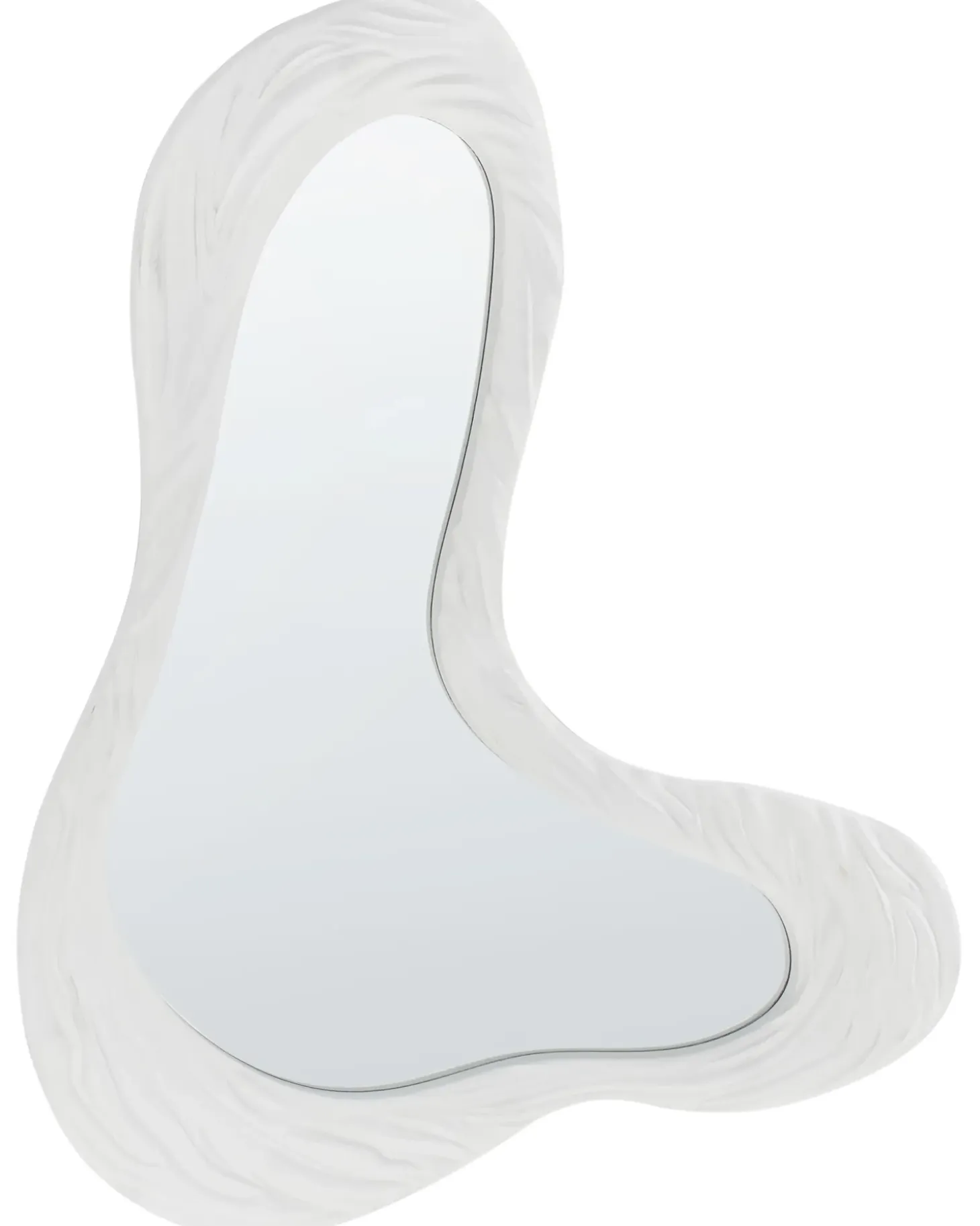Vægspejl GUICLAN 61 cm 83 cm Hvid