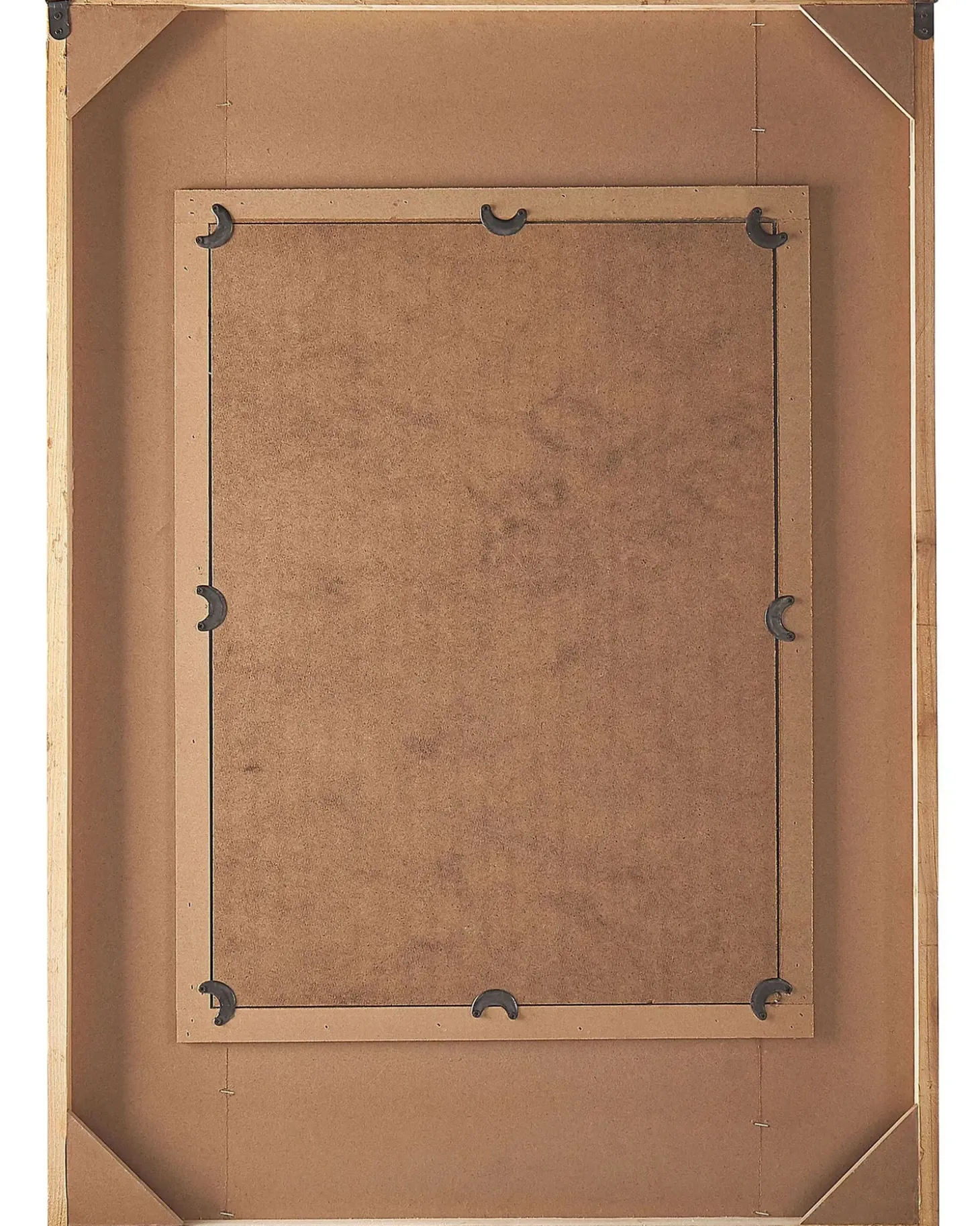 Vægspejl HIZOTE 63 cm 90 cm Ædelgran Brun