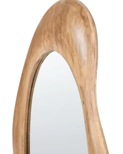 Vægspejl HOURTIN 68 cm 100 cm Træ Brun