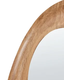 Vægspejl HOURTIN 68 cm 100 cm Træ Brun