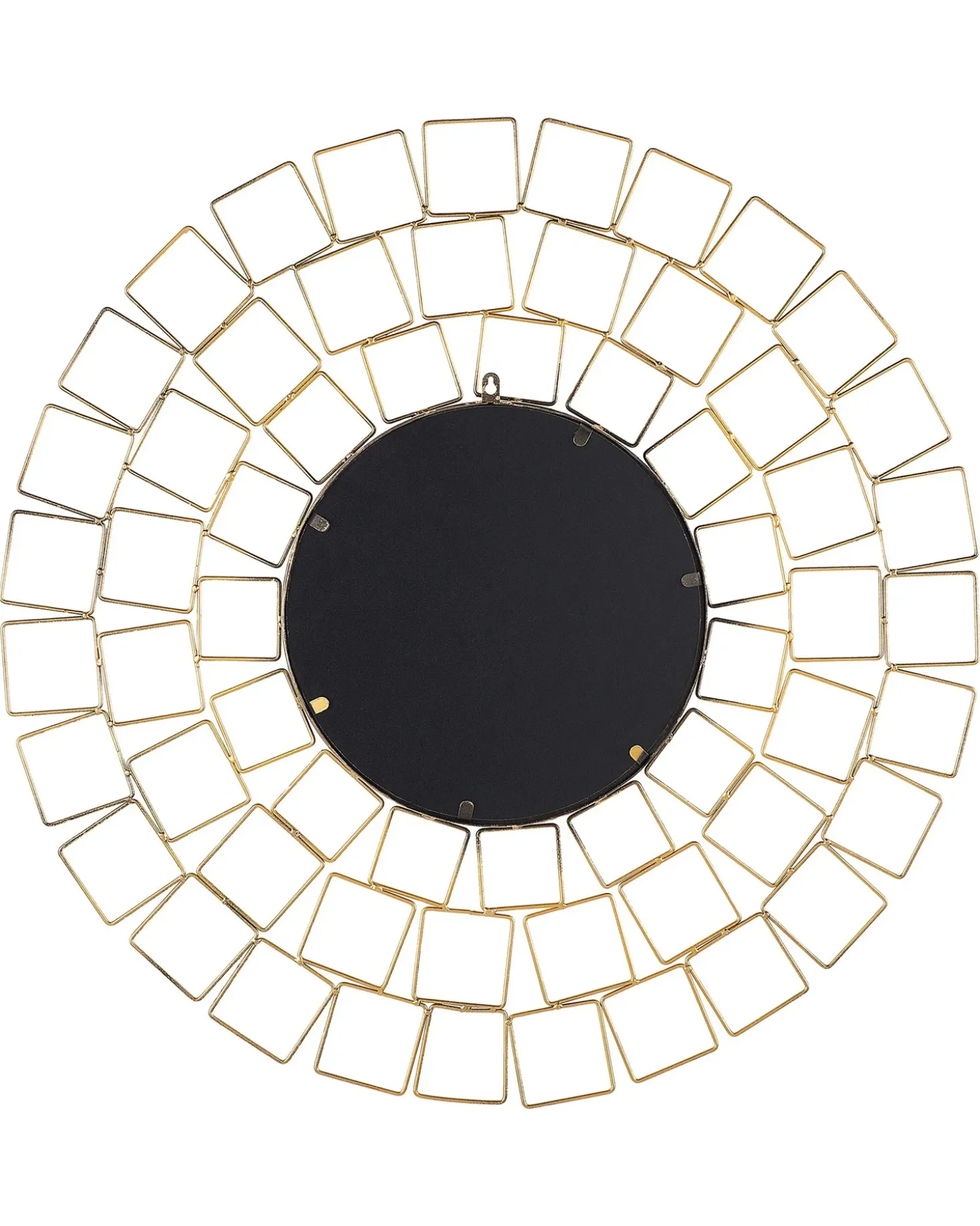 Vægspejl LABRIT 90 cm 90 cm Metal Guld