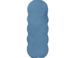Vægspejl LACS 57 cm 160 cm Velour Blå