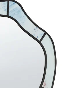 Vægspejl LIVERDUN 64 cm 86 cm Himmelblå