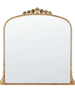 Vægspejl LIVRY 71 cm 71 cm Metal Guld