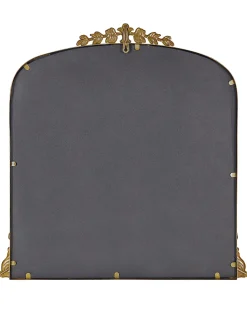 Vægspejl LIVRY 71 cm 71 cm Metal Guld