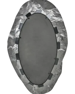 Vægspejl LOGNES 56 cm 95 cm Sort