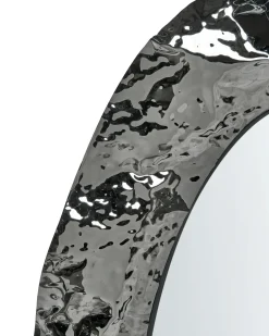 Vægspejl LOGNES 56 cm 95 cm Sort