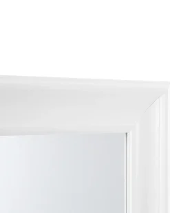 Vægspejl LUNEL 60 cm 90 cm Hvid