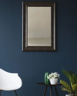 Vægspejl LUNEL 60 cm 90 cm Sort