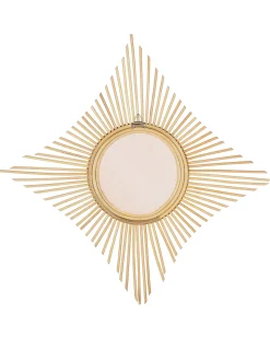 Vægspejl MAJENE 60 cm 60 cm Rattan Naturlig