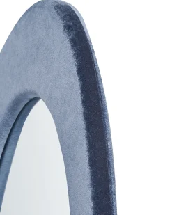 Vægspejl MASSAY 53 cm 90 cm Velour Mørkeblå