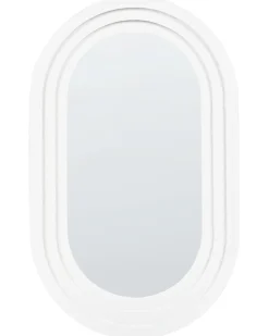 Vægspejl MASSILLY 43 cm 69 cm Hvid