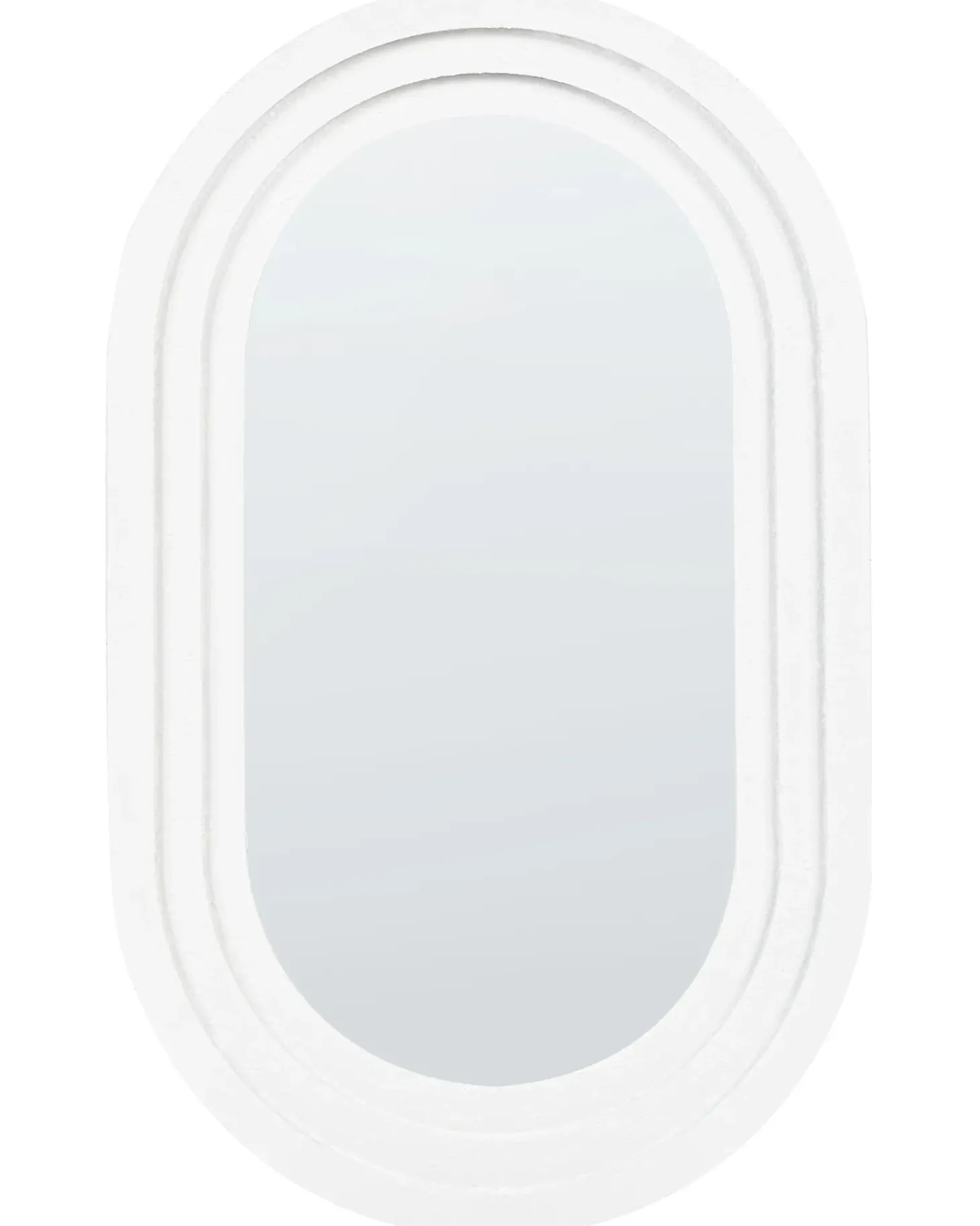 Vægspejl MASSILLY 43 cm 69 cm Hvid