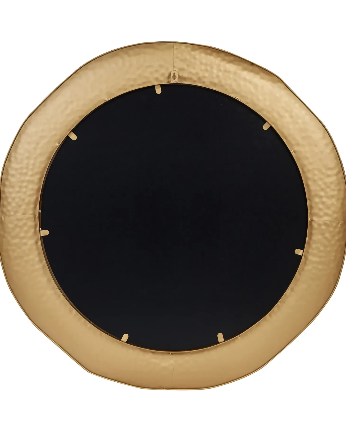 Vægspejl MERCY 78 cm 78 cm Metal Guld