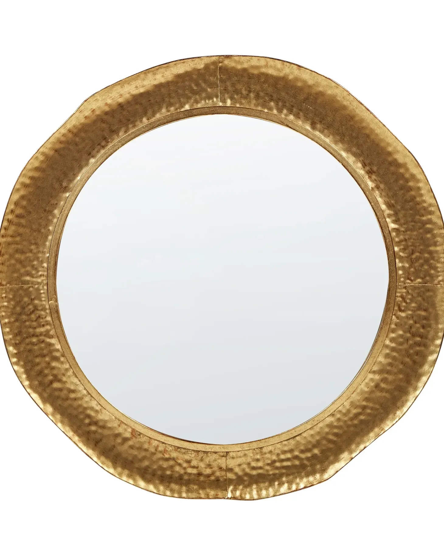 Vægspejl MERCY 78 cm 78 cm Metal Guld