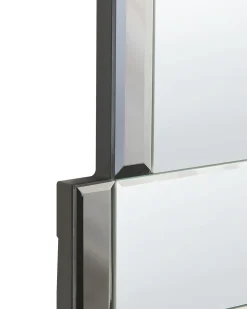 Vægspejl MICHERY 60 cm 90 cm Sort