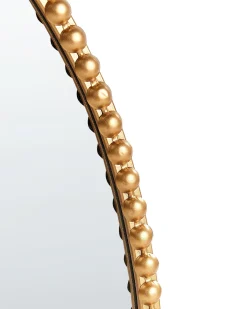 Vægspejl OUVEA 57 cm 79 cm Metal Guld