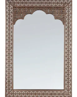 Vægspejl PALI 60 cm 90 cm Metal Kobber