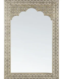 Vægspejl PALI 60 cm 90 cm Metal Guld