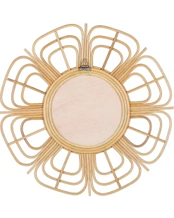 Vægspejl PASAKU 60 cm 60 cm Rattan Naturlig