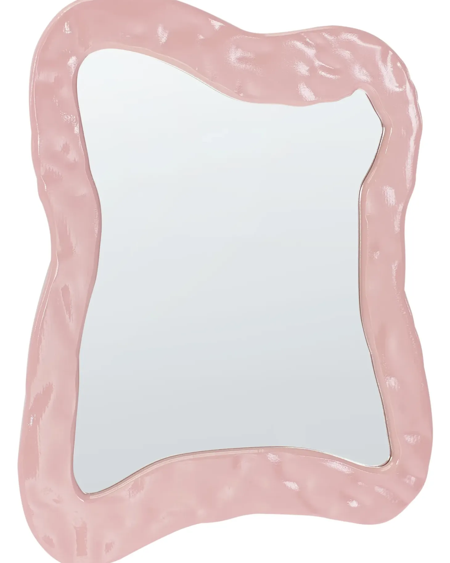 Vægspejl PENCRAN 60 cm 80 cm Lyserød