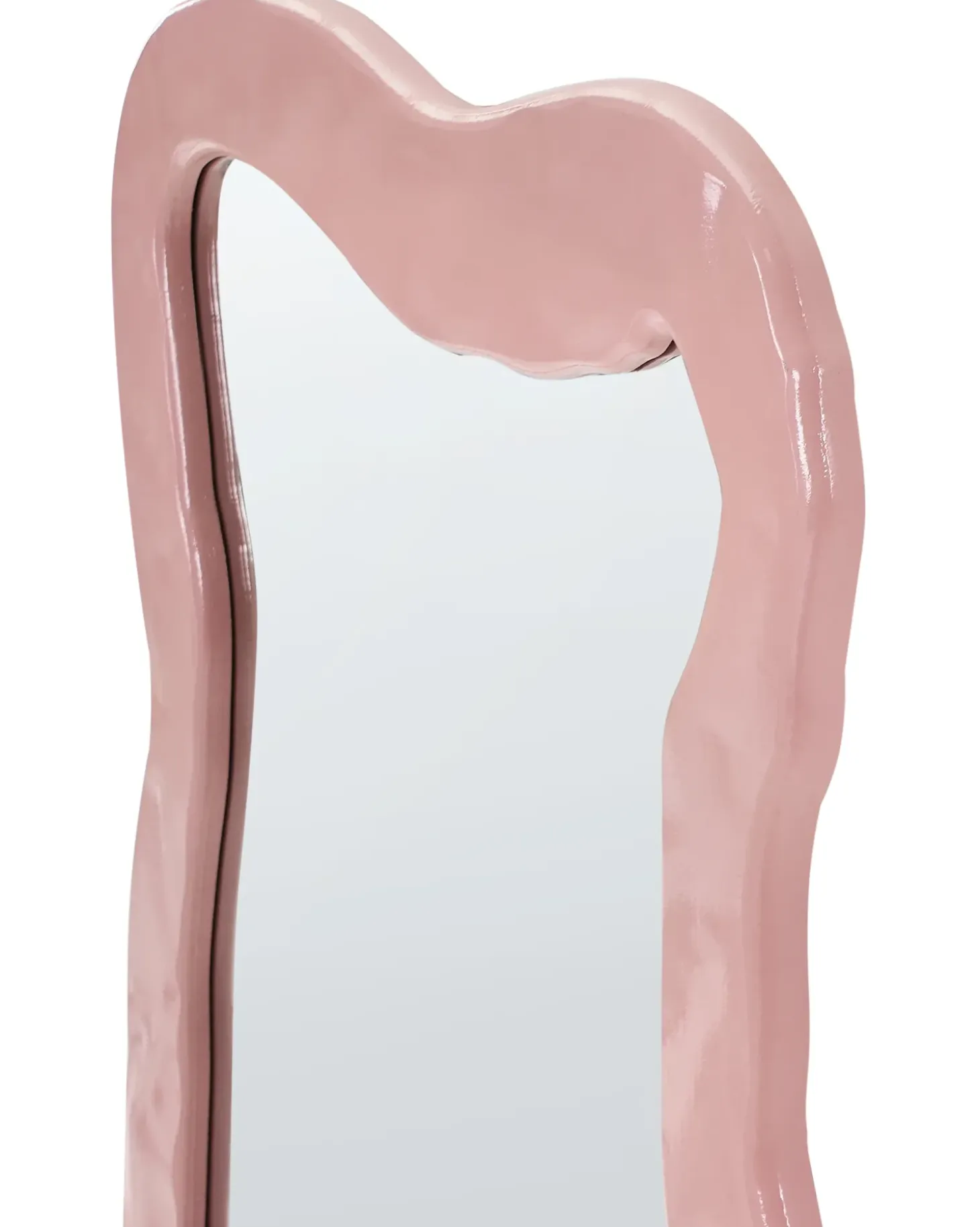 Vægspejl PENCRAN 60 cm 80 cm Lyserød
