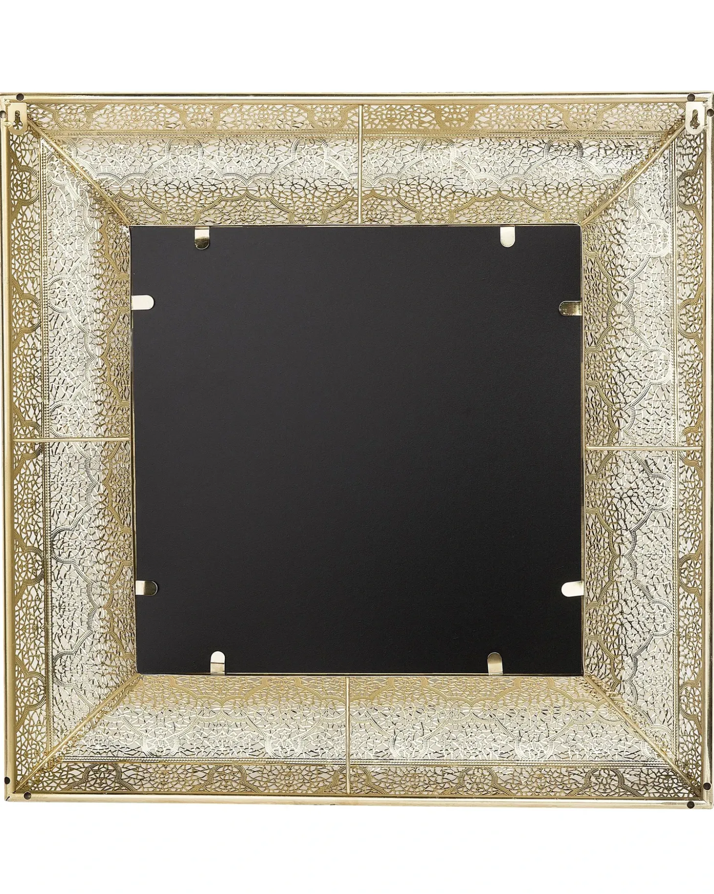 Vægspejl PLERIN 60 cm 60 cm Metal Guld