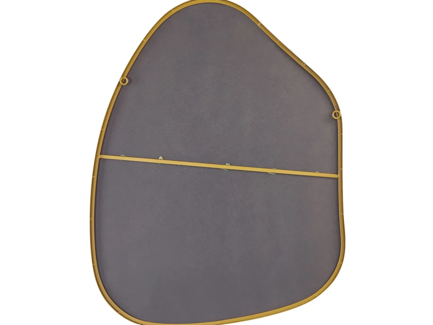 Vægspejl PUTEAUX 70 cm 92 cm Metal Guld