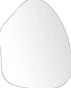 Vægspejl PUTEAUX 70 cm 92 cm Metal Guld