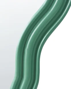 Vægspejl ROCLES 68 cm 160 cm Mørkegrøn