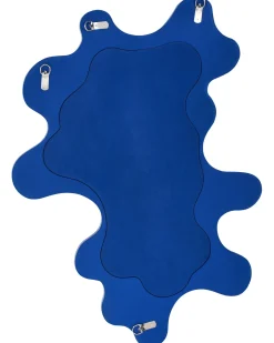 Vægspejl ROSCOFF 59 cm 80 cm Blå