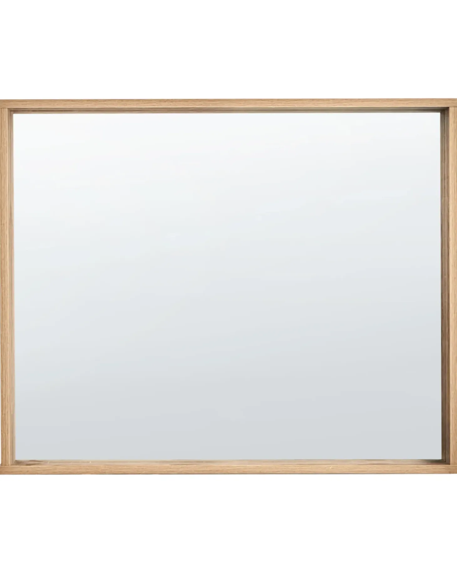 Vægspejl ROSELL 80 cm 65 cm Lysebrun