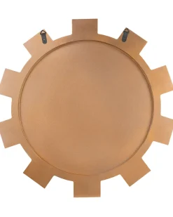 Vægspejl ROZEL 80 cm 80 cm Guldbrun