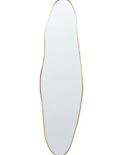 Vægspejl SALINS 47 cm 160 cm Metal Guld