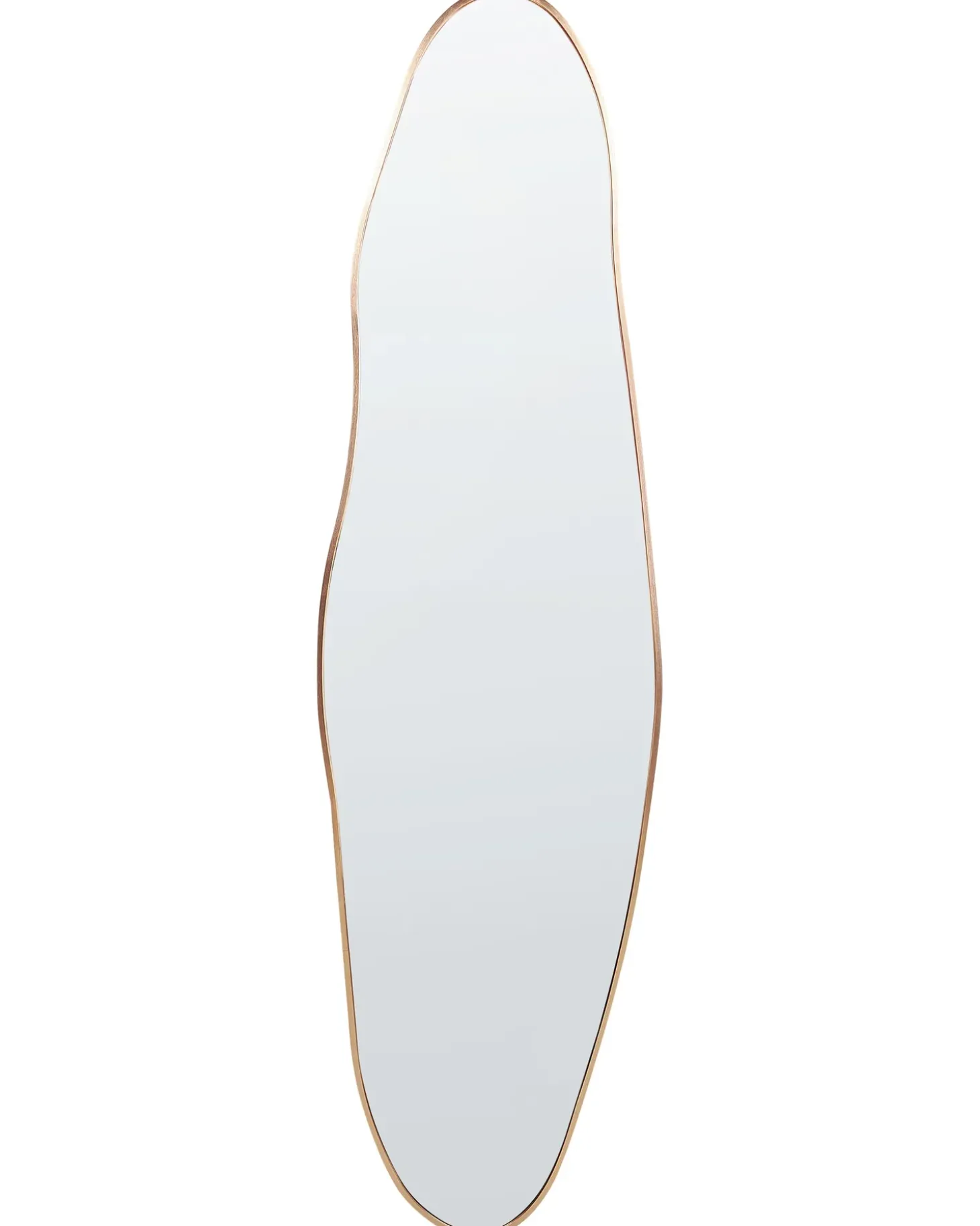 Vægspejl SALINS 47 cm 160 cm Metal Guld