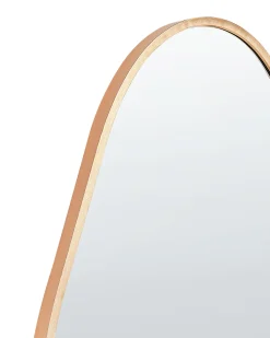 Vægspejl SALINS 47 cm 160 cm Metal Guld