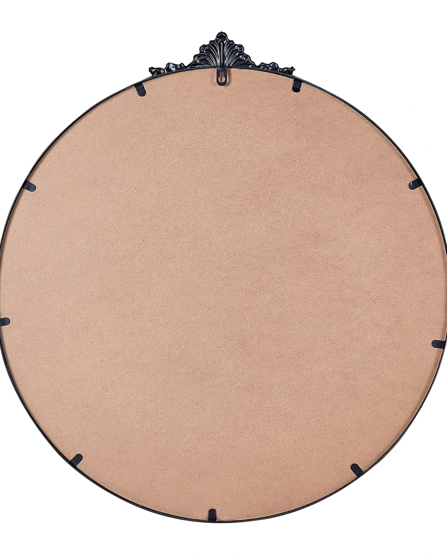 Vægspejl SOMMANT 67 cm 76 cm Metal Sort