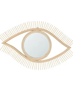 Vægspejl SOYOPA 79 cm 48 cm Bambus Naturlig