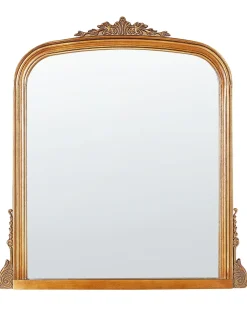Vægspejl SUSSEY 75 cm 78 cm Guld
