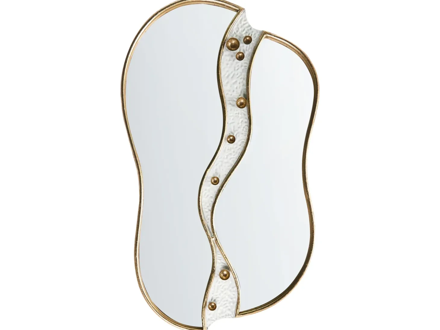 Vægspejl TAWLEY 45 cm 76 cm Metal Guld