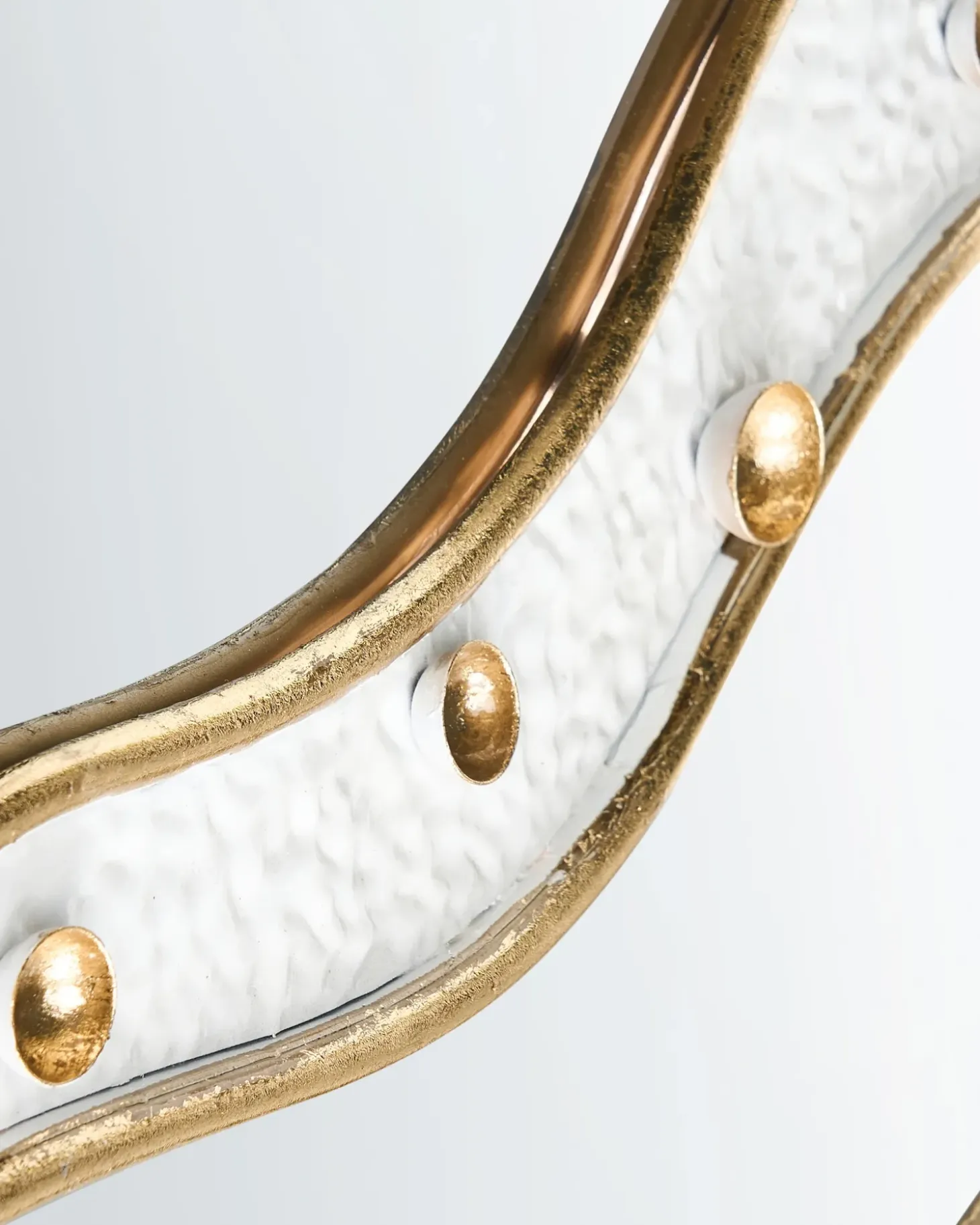 Vægspejl TAWLEY 45 cm 76 cm Metal Guld