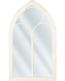 Vægspejl TRELLY 62 cm 113 cm Metal Hvid