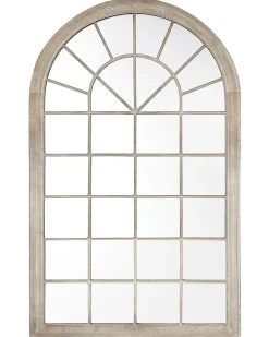 Vægspejl TREVOL 77 cm 130 cm Metal Beige