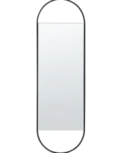 Vægspejl VALLERY 40 cm 120 cm Metal Sort