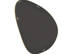 Vægspejl VENAS 61 cm 91 cm Velour Sennepsgul