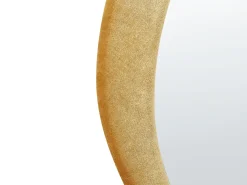 Vægspejl VENAS 61 cm 91 cm Velour Sennepsgul